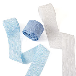 9 Yards 3 Colors Polycotton Pleated Ribbon&nbsp;OCOR-TA0002-07A