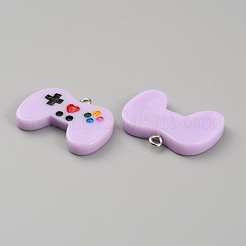 10Pcs Opaque Resin Pendants&nbsp;RESI-WH0035-46E