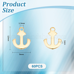 60Pcs 201 Stainless Steel Charms&nbsp;STAS-UN0059-10