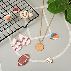 DIY Sports Themed Pendants Jewelry Making Finding Kits&nbsp;DIY-PJ0001-35