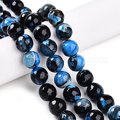 Dyed Natural Agate Beads Strands&nbsp;G-T141-01A-04