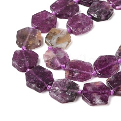 Natural Lepidolite Beads Strands&nbsp;G-L095-A01-01A