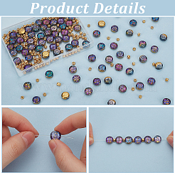 Electroplated Glass Bead&nbsp;GLAA-PH0003-64A