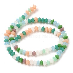Electroplate Glass Beads Strands&nbsp;EGLA-C007-03