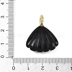 Natural Obsidian Carved Pendants&nbsp;G-G330-02G-05