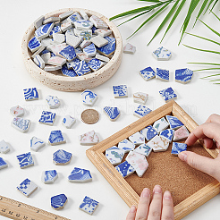 500G 4 Styles Handmade Porcelain Cabochons&nbsp;PORC-SP0001-22