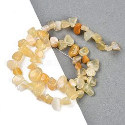 Natural Yellow Opal Nuggets Beads Strands&nbsp;G-B125-A04-01