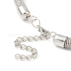 Iron Round Snake Chains Choker Necklaces&nbsp;NJEW-P289-04P