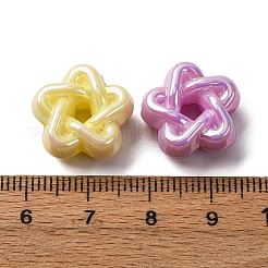Luminous & UV Plating Opaque Acrylic Beads&nbsp;OACR-G052-09