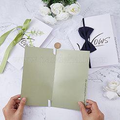 2Pcs 2 Colors Paper Wedding Vows Cards&nbsp;AJEW-GF0012-71