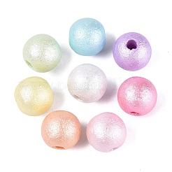Luminous UV Plating Opaque Acrylic Beads&nbsp;OACR-Q204-16MM-01