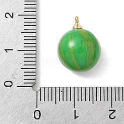 Brass Plastic Charms&nbsp;KK-L239-046G-02