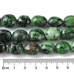 Natural Ruby in Zoisite Beads Strands&nbsp;G-G117-A02-02