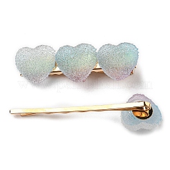 Gradient Heart Resin & Iron Clips Sets&nbsp;PHAR-F018-02A