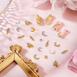 60Pcs 20 Style Alloy Cabochons&nbsp;MRMJ-CA0001-21