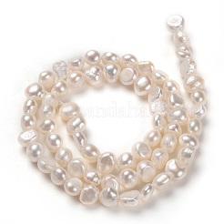Natural Cultured Freshwater Pearl Beads Strands&nbsp;PEAR-L033-44