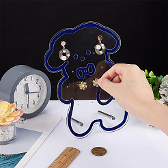 Acrylic Earring Display Frame&nbsp;EDIS-WH0032-10