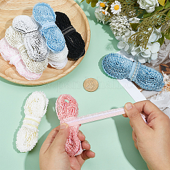 10 Colors Polyester Elastic Stretch Lace Trim&nbsp;OCOR-PH0008-01