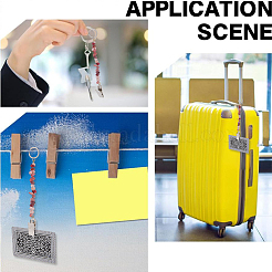6Pcs Natural & Synthetic Gemstone Keychain&nbsp;KEYC-GF00004