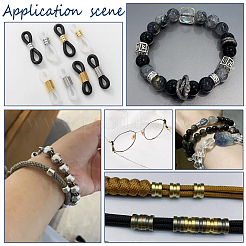 100Pcs 5 Styles 201 Stainless Steel Beads&nbsp;FIND-UN0016-47