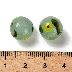 Handmade Opaque Lampwork Beads&nbsp;LAMP-C016-04B-06