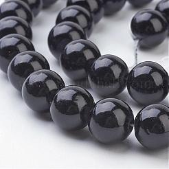 Natural Mashan Jade Round Beads Strands&nbsp;G-D263-10mm-XS32