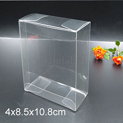 Transparent PVC Box Candy Treat Gift Box&nbsp;CON-WH0074-10A