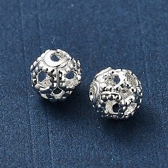 Rack Plating Brass Beads&nbsp;KK-R211-02S