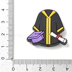 Graduation Theme Silicone Beads&nbsp;SL-CBAF318-B04