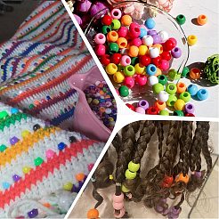 200Pcs Opaque Acrylic Beads&nbsp;SACR-SP0001-35B