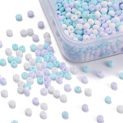 3 Colors 8/0 Opaque Glass Seed Beads&nbsp;SEED-YW0001-42B