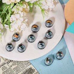 10 Pairs Iron & Plastic Blinkable Craft Eye&nbsp;DIY-GL0005-20A