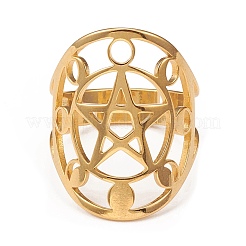 304 Stainless Steel Adjustable Rings&nbsp;RJEW-P080-01G