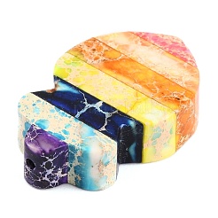 Rainbow Color Natural Imperial Jasper Beads&nbsp;G-H250-13
