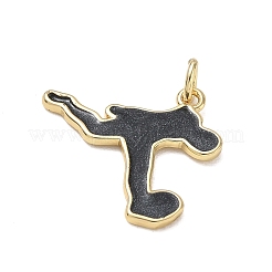 Brass Enamel Pendants&nbsp;KK-CBA9234-12G-01