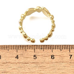 Brass Enamel Cuff Rings for Women&nbsp;RJEW-U040-01G-02