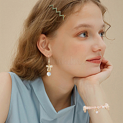 10Pcs 5 Styles Brass Micro Pave Clear Cubic Zirconia Pendants&nbsp;KK-HS0015-25