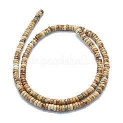 Natural Picture Jasper Beads Strands&nbsp;G-F631-A02