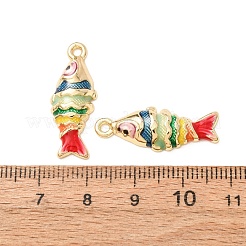 Alloy Enamel Pendants&nbsp;AL-CBA7256-13G