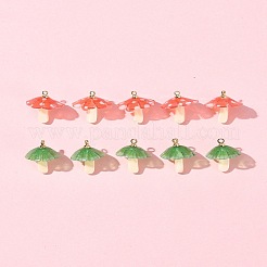 10Pcs 2 Colors Plastic Pendants&nbsp;KY-FS0001-32