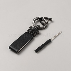 Bear PU Leather Pendant Keychain&nbsp;KEYC-WH20002-03