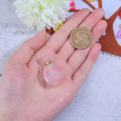 Faceted Natural Gemstone Openable Perfume Bottle Pendants&nbsp;G-CJ0001-36A