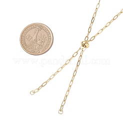 2.5MM 304 Stainless Steel Paperclip Chain Slider Necklace Making&nbsp;AJEW-JB01409