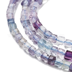 Natural Colorful Fluorite Beads Strands&nbsp;G-H042-B06-01