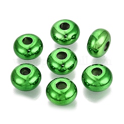 Christmas Theme UV Plating Opaque Acrylic European Beads&nbsp;PACR-T017-19M-M1
