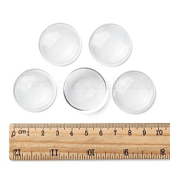 Transparent Glass Cabochons&nbsp;GGLA-R026-30mm