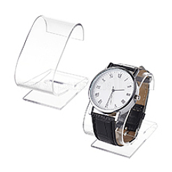 Acrylic Watch Display Stands&nbsp;ODIS-WH0086-130
