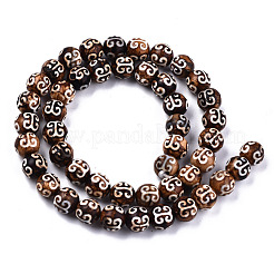 Tibetan Style dZi Beads Strands&nbsp;X-TDZI-R001-02A