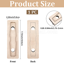 Iron & Composite Board Cutting Die Leather Stencils&nbsp;DIY-WH20055-111A