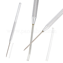 6Pcs 2 Style Carving Craft Stainless Steel 7 Pin Feather Wire Texture Pro Needle Pottery Tools&nbsp;DIY-GF0004-99